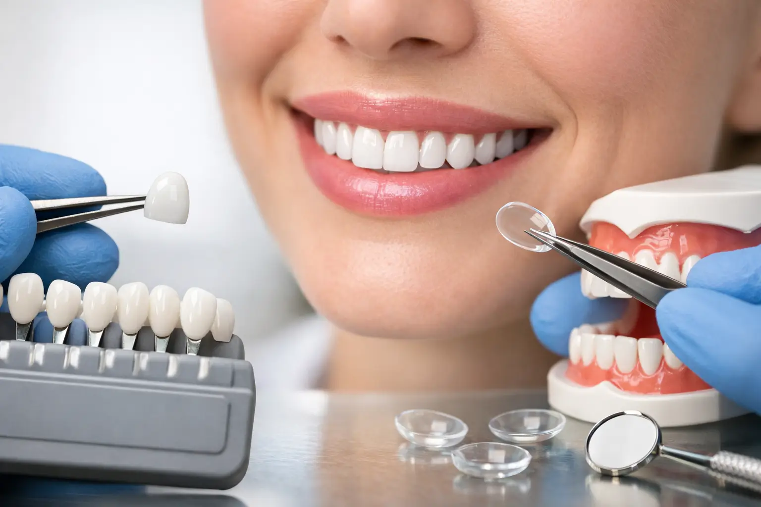 الفينير أم العدسات التجميلية - أيهما أنسب؟