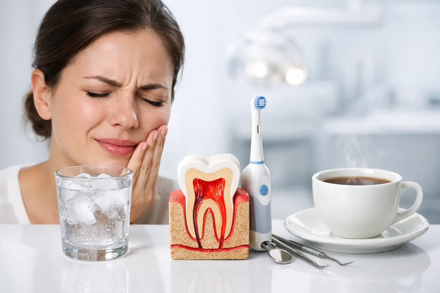أفضل علاجات حساسية الأسنان حسب سبب الألم