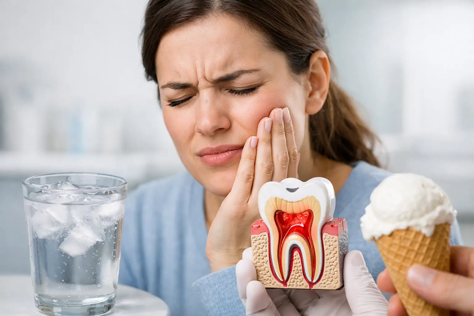 حلول حساسية الأسنان الباردة وعلاج سبب الألم